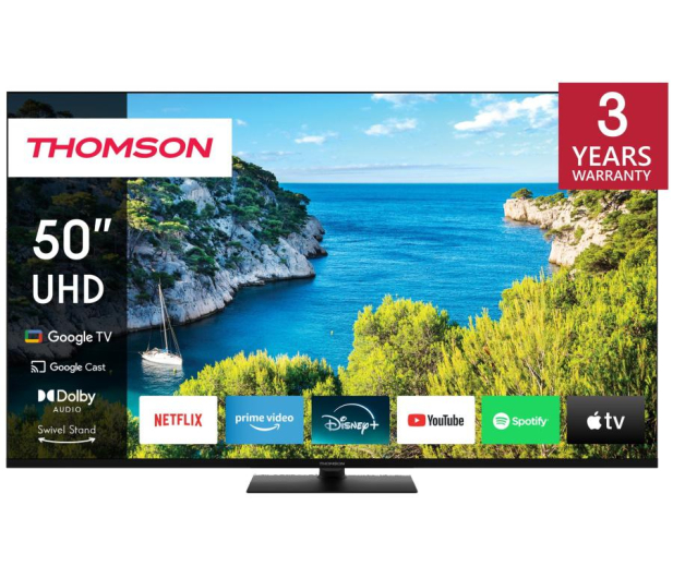 Thomson 50UG5C14 50" UHD, Google TV, Dolby audio, HDMI 2.1 - 1327769 - zdjęcie